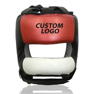 Protège-tête de boxe intégral en cuir PU, anti-collision, léger, haute protection, confortable, avec une grande ouverture buccale pour la boxe - Product Image 1