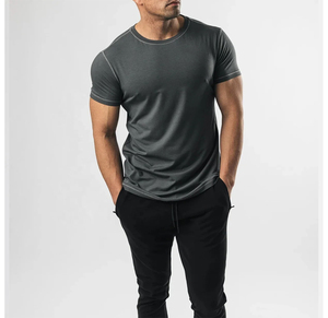 Camiseta ajustada de alta calidad para hombre, camiseta ajustada para gimnasio, hecha en Pakistán - Product Image 4