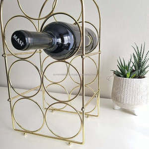 ชั้นวางไวน์ทองเหลืองวินเทจสุดหรูดีไซน์แบบกลางศตวรรษที่ทันสมัยเหมาะสำหรับการจัดเก็บและจัดแสดงอุปกรณ์ในบาร์ขายส่งจากอินเดีย - Product Image 4