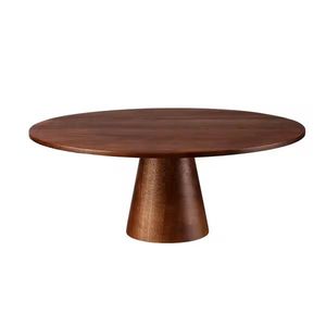 Acacia Wood Cake Stand Wholesale Acacia Wooden Party Dessert Stand Wood Cake Plate Server Platter - Product Image 6