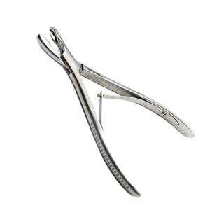 Rongeur Craneal Adson, Instrumento Quirúrgico Ortopédico Curvo de Acero Inoxidable, Fuente de Energía Manual, Corte Óseo Preciso - Product Image 1