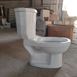 Gốm Hai Mảnh P/S-Bẫy Thiết Bị Vệ Sinh Kép Tuôn Ra Tủ Nước Với Side Đỏ Bừng Sứ Phòng Tắm Aqua Pan WC Commode - Product Image 4
