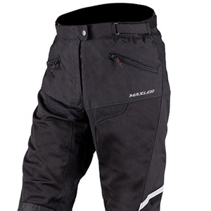 Pantalones protectores para motocicleta diseñados para usar durante todo el día, con construcción textil y armadura de nivel 1 CE. - Product Image 5