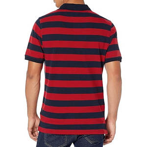 Chemise de golf pour homme, anti-rides, tricotée, 100% coton, évacuant l'humidité, séchage rapide, manches courtes, imprimé - Product Image 4