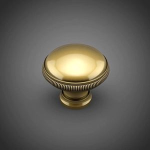 Pomo de Puerta Decorativo de Latón Dorado Diseñado para Decoración Festiva del Hogar y Mejoras Modernas en el Estilo de las Puertas - Product Image 1