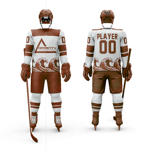 Vêtements de sport durables et respirants personnalisés OEM ODM vente en gros uniformes de hockey sur glace maillots d'équipe pour vêtements de sport - Product Image 4