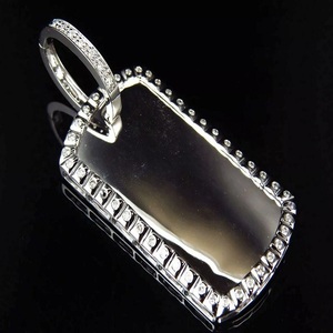 Style Unique Nouveau Sterling Silver Iced Out Moissanite Diamant Image Pendentif Collier Personnalisé Hip Hop Bijoux Pour Hommes - Product Image 1