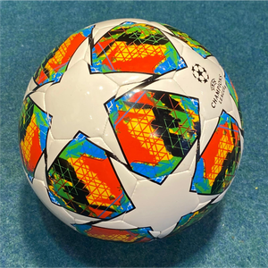 Balón de fútbol Extreme PU tamaño 5 multicolor impreso partido profesional entrenamiento fútbol con cuero PU duradero y texturizado - Product Image 6
