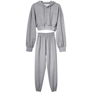 เสื้อฮู้ดดี้ผู้หญิงแบบมืออาชีพ สั่งทำได้ ปักลายเรียบง่าย ผ้าฝ้าย 100% สไตล์เกาหลี ทรงหลวม โอเวอร์ไซส์ ไซส์ M เสื้อฮู้ดดี้ผู้หญิง - Product Image 4