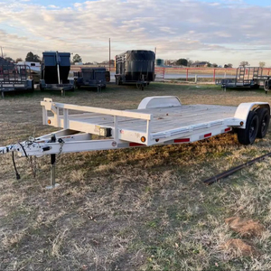 Remorque de transport de véhicules, équipement de transport de voitures, 5 essieux, freins électriques doubles, pour le transport de véhicules, de mini-chargeuses et de machines, livraison gratuite - Product Image 1