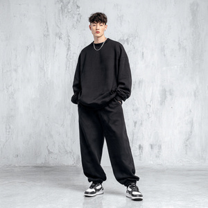 Pantalon de survêtement en molleton surdimensionné 450GSM pour hommes, streetwear d'hiver, pantalon de pyjama, jogging pour hommes, pantalon de survêtement pour hommes - Product Image 6