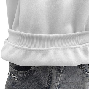 Sudadera de Forro Polar con Capucha y Cuello Alto Personalizada, Talla Grande, para Invierno |   Sudadera Lisa de Estilo Urbano |   Marca Privada OEM 100% Algodón Sólido - Product Image 4