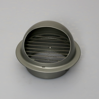 Capot de ventilation extérieur en acier inoxydable 304, anti-rouille, pour conduit d'air extérieur