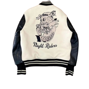 Chaqueta con letras de estilo único Chaqueta con letras personalizada Precio bajo Chaqueta con letras de la mejor calidad - Product Image 2