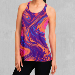 Camiseta sin mangas para mujer con impresión por sublimación de poliéster 100% personalizada, camisetas sin mangas transpirables de secado rápido con impresión completa - Product Image 1