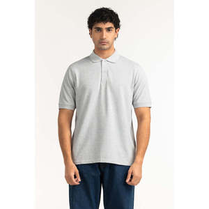 Polo en coton tricoté pour homme, coupe classique, col brodé, respirant, manches courtes, vêtements de golf décontractés, OEM ODM Private Label - Product Image 1