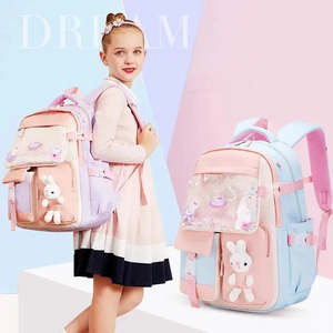 Girls' Orthopedic School <b>Backpack</b> Polyester Lining for <b>Children</b> - Product Image 2