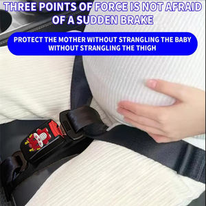 Cinturón <span class=keywords><strong>DE</strong></span> SEGURIDAD <span class=keywords><strong>DE</strong></span> COCHE anti-vientre para mujeres especial para conductores <span class=keywords><strong>de</strong></span> embarazo tardío ofrece soporte y comodidad para el vientre - Product Image 2