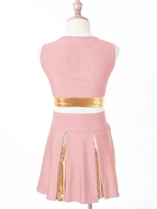 Uniforme de joie personnalisé avec tissu évacuant l'humidité et options de couleurs vives, parfait pour les équipes de cheer compétitives et l'école - Product Image 3