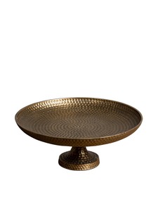 Venta caliente Soporte de pastel martillado de metal redondo para Decoración de mesa de hotel y hogar a bajo precio - Product Image 6
