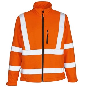 Veste de sécurité réfléchissante haute visibilité ANSI Classe 1 pour hommes et femmes, imperméable, avec LED clignotantes, pour travaux de construction, avec capuche et poches - Product Image 1