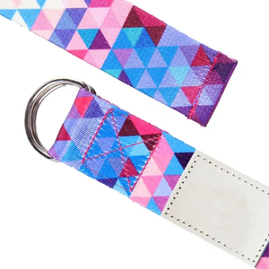 Custom Logo High Quality Adjustable Yoga Belt <b>Strap</b> Cotton and Nylon Printed Customized Fitness and Exercise <b>Carry</b> Yoga <b>Strap</b> - Product Image 3