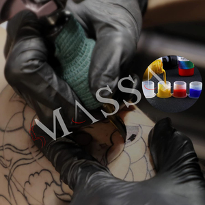 MASSA 500 Piezas/Bolsa Tapas de Tinta para Tatuajes Vasos Autoportantes Suministros de Pigmento para Tatuajes para Microblading Accesorios de Maquillaje Permanente - Product Image 6