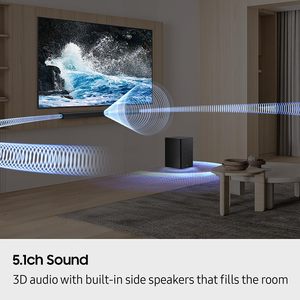 Televisor Inteligente de 85 Pulgadas con Pantalla 4K UHD y Barra de Sonido de 5.1 Canales con Subwoofer Incluido - Product Image 2