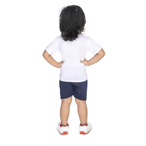 Camiseta ajustada para niños de buena calidad, fibra de bambú de algodón, cuello redondo, ropa y accesorios de punto de verano a la moda - Product Image 4