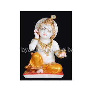 Estatua de Gopal Ji de mármol blanco - Product Image 1