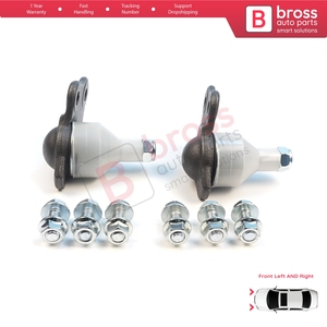 BSP1275-1 ชุดข้อต่อลูกหมากกันโคลงล่างด้านหน้า 2 ชิ้น สำหรับ Duster MK1 HS ปี 2010-2018 รุ่น 401602308R - Product Image 5