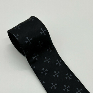 Yili usine personnalisé Jacquard tissé rayure microfibre Polyester franc maçonnique cravates religieuses ronpex - Product Image 2