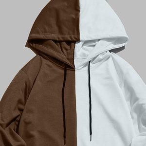 Sweats à capuche surdimensionnés en coton éponge français 400Gsm pour hommes Pull respirant noir blanc Acid Wash Heavyweight Boxy Winter - Product Image 2