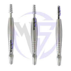 Pièce à main Lipo en acier inoxydable avec commande au pouce, connecteur chirurgical Luer Lock, instruments chirurgicaux, outils de vente Wenquar - Product Image 4