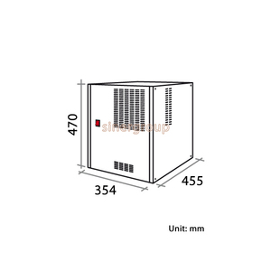 Enfriador bajo encimera Polares 2, de 3 vías, para agua fría + temperatura ambiente + agua fría con gas, 120 l/h. Enfriamiento de banco de hielo sin válvula solenoide - Product Image 4