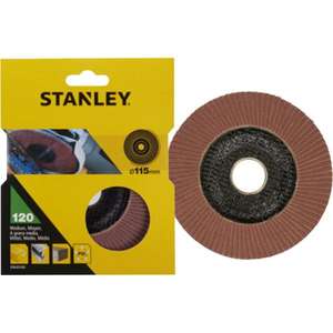 แผ่นขัดอลูมิเนียมออกไซด์ Stanley สำหรับเครื่องเจียร - Product Image 1