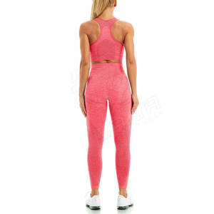 Nouveaux ensembles de yoga pour femmes sur mesure Hots Soutien-gorge et pantalon sexy Soutien-gorge et legging de sport Ensembles de yoga Shorts - Product Image 4