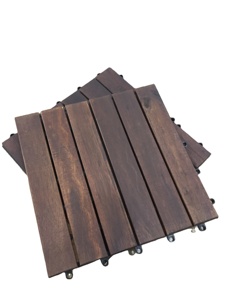 พื้นไม้อาเคเซีย12ไม้แข็งดีไซน์ร่วมสมัยกระเบื้องปูพื้นสวนกันลื่นกลางแจ้งพื้นไม้เนื้อแข็งสำหรับสวน - Product Image 5