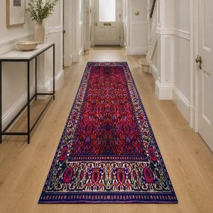 <b>RUGS</b> DEPOT LXDP-0705 Wholesale Red Burgundy Traditional Oriental Digital Printed Machine Washable Chenille Area <b>Rug</b> <b>Non</b> <b>Slip</b> - Product Image 5