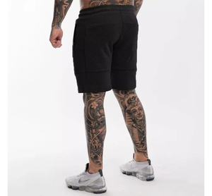 กางเกงวิ่งออกกำลังกายผู้ชาย ออกแบบโลโก้เองได้ เอวยางยืด แห้งเร็ว ระบายอากาศดี ผ้าฝ้าย 100% ลายเรียบ ปรับแต่งได้ - Product Image 2