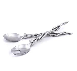 Cuillère en acier inoxydable élégante et appropriée de haute qualité, service à salade, ensemble de couverts, fournisseur en gros d'acier miroir - Product Image 3