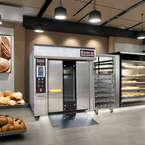 Commercial Industrial Use 6-Tray Rotary <b>Oven</b> Electric Gas Steam New Large Capacity Easy Operate Altuntop Portable Bread - Product Image 1
