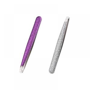 Pinzas de cejas de Color personalizado con etiqueta privada de precisión personalizada para depilar pinzas de cejas - Product Image 1