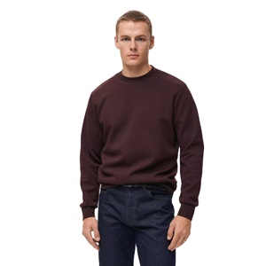 Men Heavyweight Sweatshirt 240 GSM Cotton Polyester Fleece Eco-Friendly Warm Casual Street Style Crewneck Pullover OEM Service - Product Image 2