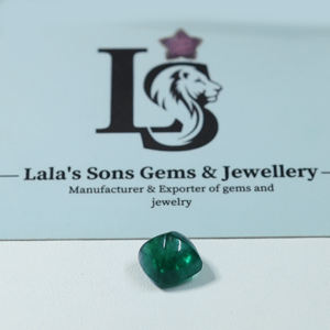 Émeraude zambienne naturelle de qualité supérieure, 5,82 carats, pierre de naissance de mai, taille coussin, couleur vert bleuâtre, pierre précieuse pour la fabrication de bagues et de pendentifs - Product Image 6