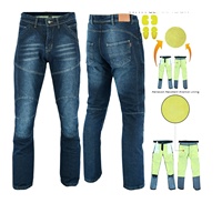 Jeans de moto pour homme en denim avec doublure de protection, pantalon sur mesure, jeans rembourrés pour moto pour homme