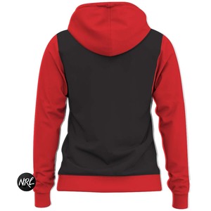 Sudadera de algodón con cremallera completa y capucha para hombre, Sudadera de felpa francesa de invierno unisex, sudadera roja Theta de gran tamaño para hombre - Product Image 6