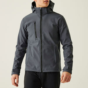 Veste Softshell pour hommes de qualité supérieure Offres Spéciales imperméable coupe-vent respirant capuche fermeture éclair grande taille hiver - Product Image 3