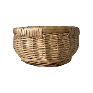 Handmade Decorative Round <b>Rattan</b> <b>Storage</b> <b>Basket</b> Luxury New Latest Design Exported From India - Product Image 1