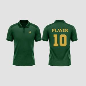 Maillots de sport personnalisés PowerPlay – Options de couleurs vertes - Product Image 1